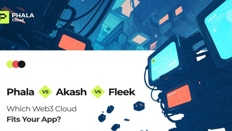 A Comparative Analysis of Phala Cloud, Akash Network, and Fleek for Web3 Cloud Solutions