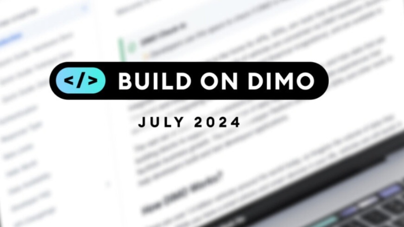 DIMO Unveils New Features and Developer Updates